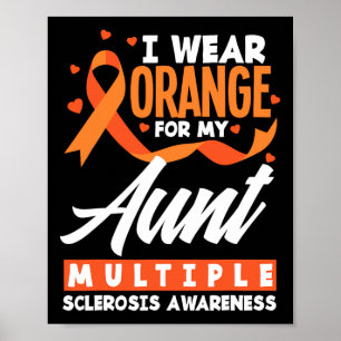 Poster Vestir Laranja Para Minha Tia Esclerose Múltipla A