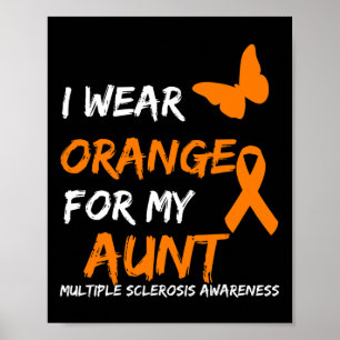 Poster Vestir Laranja Para Minha Tia Esclerose Múltipla F