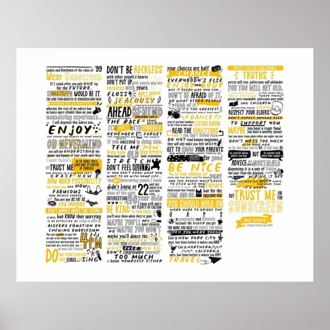 Poster Vestir protetor solar (Frente)