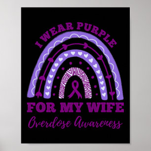 Poster Vestir Roxo Para A Minha Esposa Sensibilizar O Arc