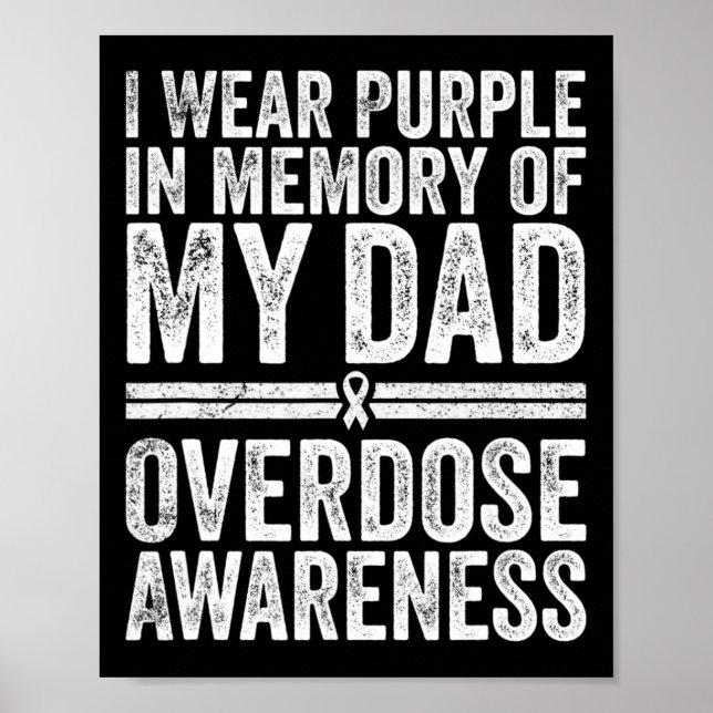 Poster Vestir Roxo Para O Meu Pai (Frente)
