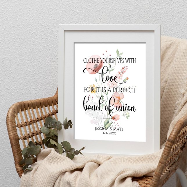 Poster Vestir-se com Amor Ligação Perfeita (Criador carregado)