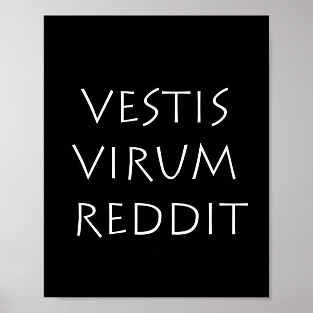 Poster Vestis virum reddit (Frente)