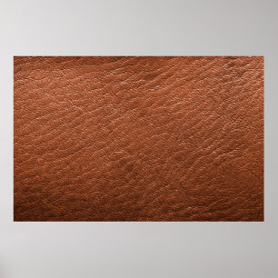 Poster Vestuário de estrutura castanha de couro