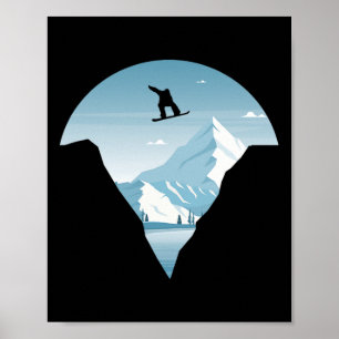 Poster Vestuário De Snowboard Para Snowboarders Uni-Child