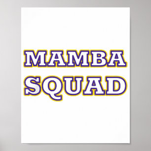 Poster Vestuário engraçado do Mamba Squad para Cobra Love
