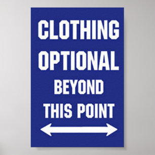 Poster Vestuário Opcional