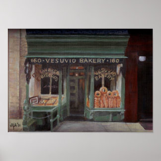Poster Vesuvio Bakery NYC