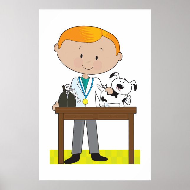 Pôster Vet and Dog (Frente)