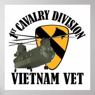 Pôster Vet Cav Vietnam 1rua - CH-47