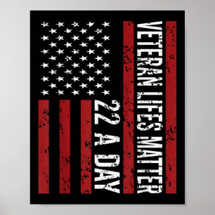 Poster Veterano 22 dias Sensibilização para o Suicídio Pt