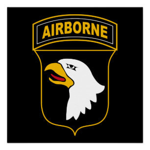 Pôster Veterano militar da 101ª Divisão Aerotransportada
