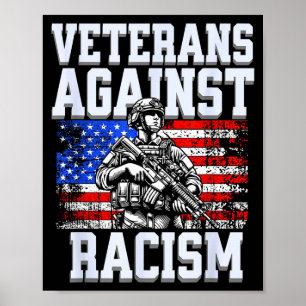 Poster Veteranos contra nós soldado do exército patriótic