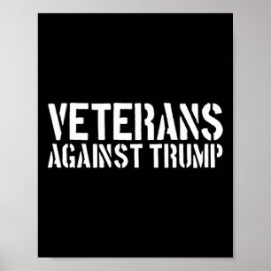 Poster Veteranos Contra Trump Anti-trump Veteranos Contra