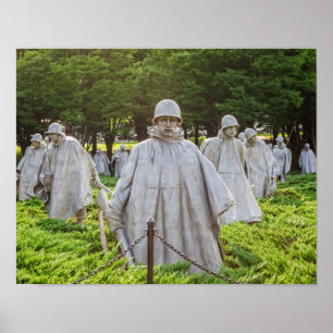 Pôster Veteranos de Guerra da Coreia memoráveis