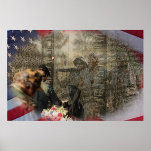 Poster Veteranos de Vietnam memoráveis