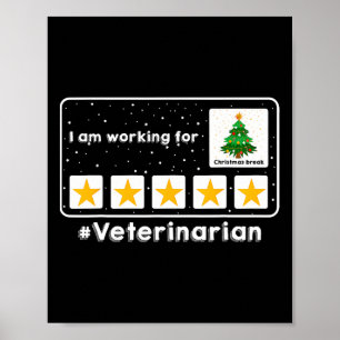 Poster Veterinário Estou Trabalhando Para Rua De Natal Br