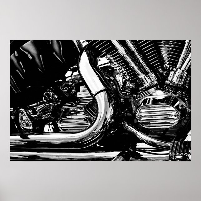 Pôster Vetor do motor (Frente)