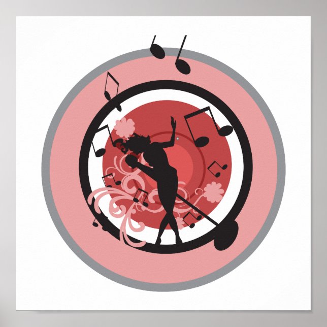 Poster vetor musical (Frente)