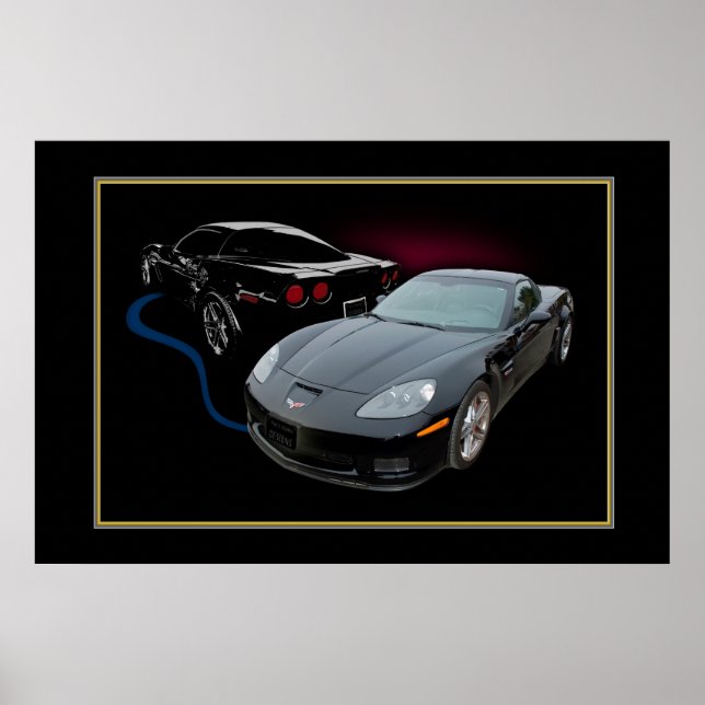 Poster Vette One gold (Frente)