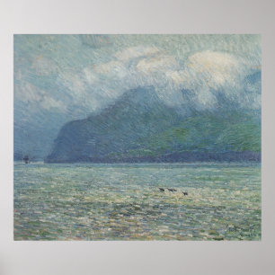 Pôster Véu de prata e Golden Gate por Childe Hassam