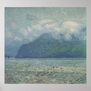 Pôster Véu de prata e Golden Gate por Childe Hassam