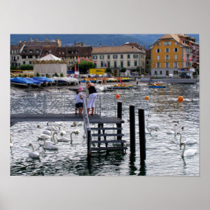 Poster Vevey Lake Geneva