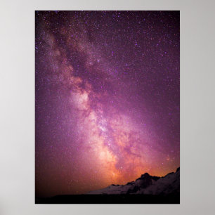 Poster Via Látea Sobre o ombro do Monte Rainier