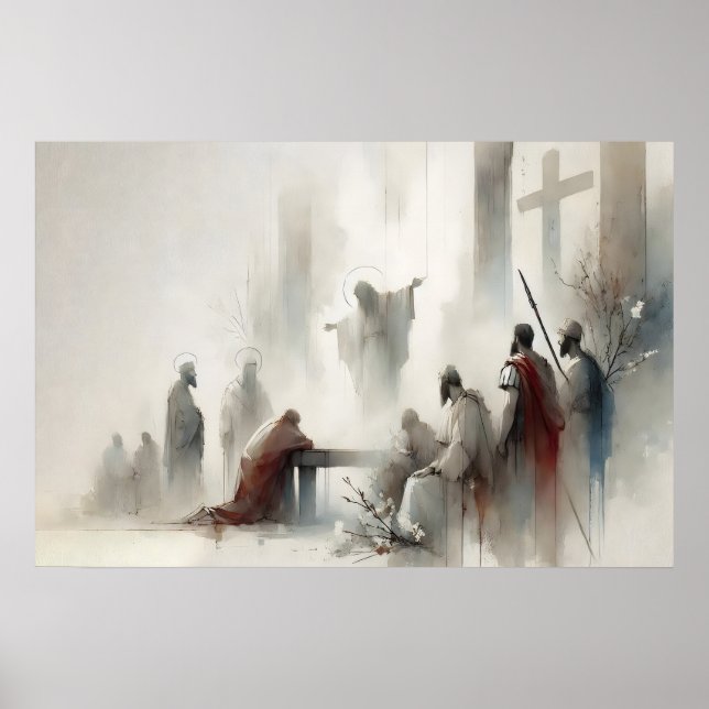 Poster Via-Sacra Jesus é Condenado à Morte (Frente)