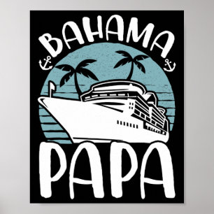 Poster Viagem à Família Cruzando Vaga Bahama Papa
