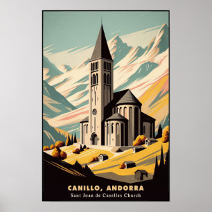 Poster Viagem à Igreja de Sant Joan de Caselles, anos 60