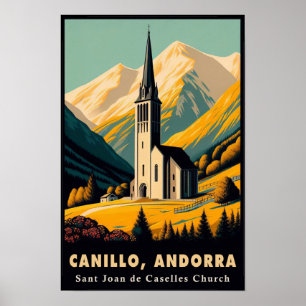 Poster Viagem à Igreja de Sant Joan de Caselles, anos 60
