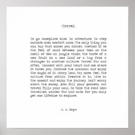 Poster Viagem Adventure Cote de A. W. Doys