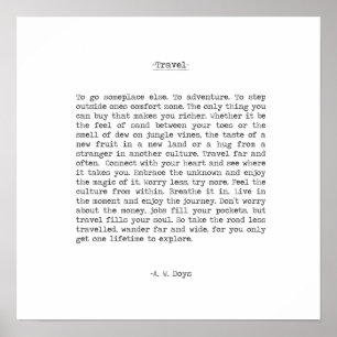 Poster Viagem Adventure Cote de A. W. Doys