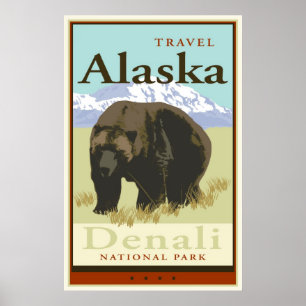 Pôster Viagem Alaska