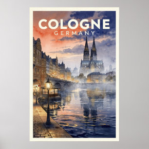 Poster Viagem Antiga Colônia Alemanha