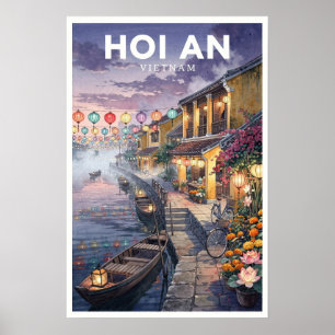 Poster Viagem Antiga Hoi An Vietnã