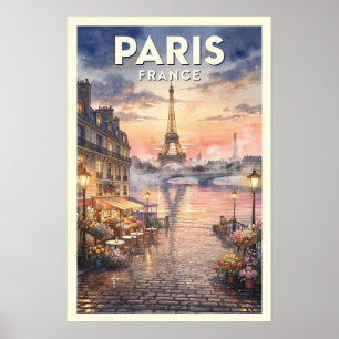 Poster Viagem Antiga Paris França