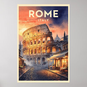 Poster Viagem Antiga Roma Itália