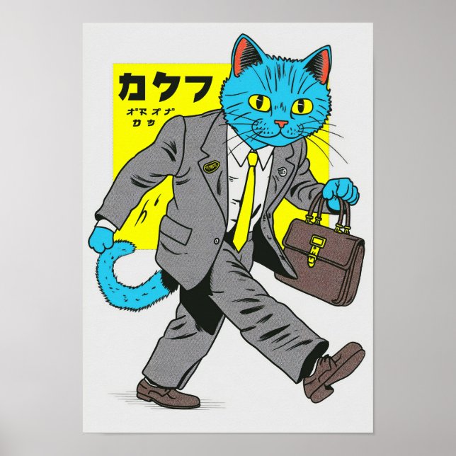 Poster Viagem ao trabalho Cat (Frente)