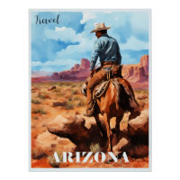 Viagem Arizona, cowboy em Horseback