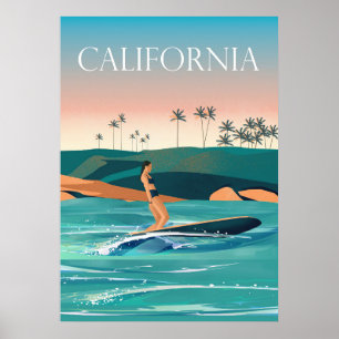 Poster Viagem Art California Viagem