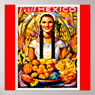Pôster Viagem Arte-México do Poster-Vintage