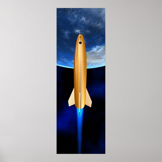 Poster viagem às estrelas (Frente)