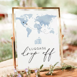 Poster VIAGEM Azul CARMEN Largada Pela Bagagem