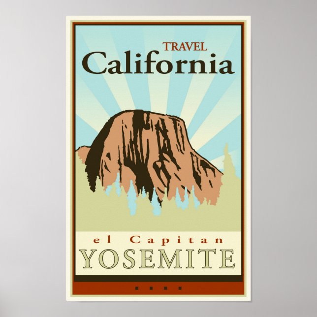 Pôster Viagem California (Frente)