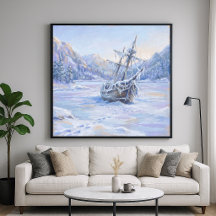 Viagem Congelada - Paisagem Estilo Impressionista