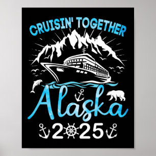 Poster Viagem da Família Cruise do Alaska, Trip. 2025