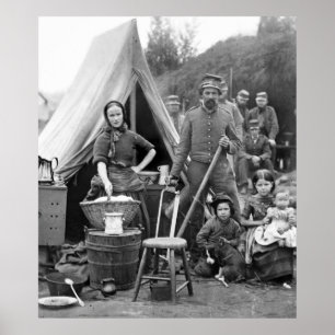 Pôster Viagem da Guerra Civil, 1861