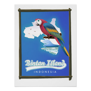 Pôster Viagem da ilha de Bintan